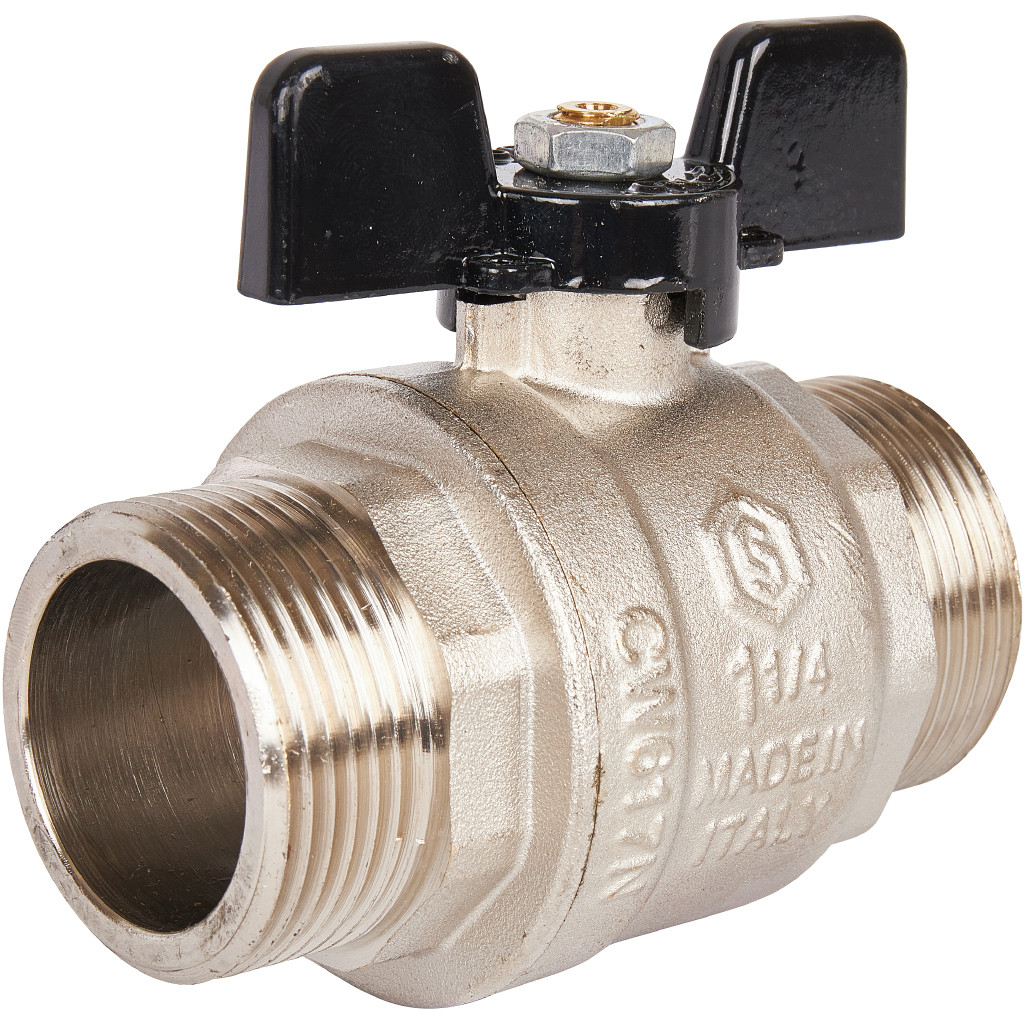 Кран Stout шаровой полнопроходной бабочка 1 1/4" SVB-0006-000032