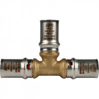 Тройник STOUT равнопроходный прессовой 16x16x16 SFP-0006-161616