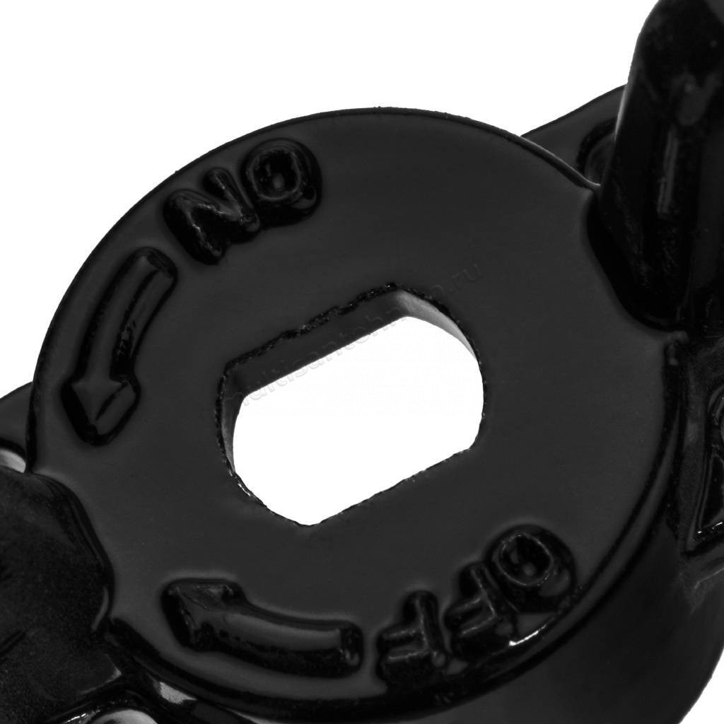 Ручка Stout бабочка для полнопроходных шаровых кранов 1/2" и 3/4" черная SVB-BUT-1234