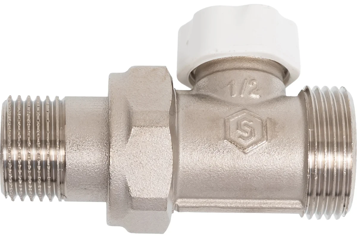 Клапан Stout запорно-балансировочный 1/2"x3/4" евроконус SVL-1196-000015