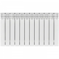 Биметаллический радиатор STOUT Titan 500 12 секции боковое подключение SRB-3310-050012