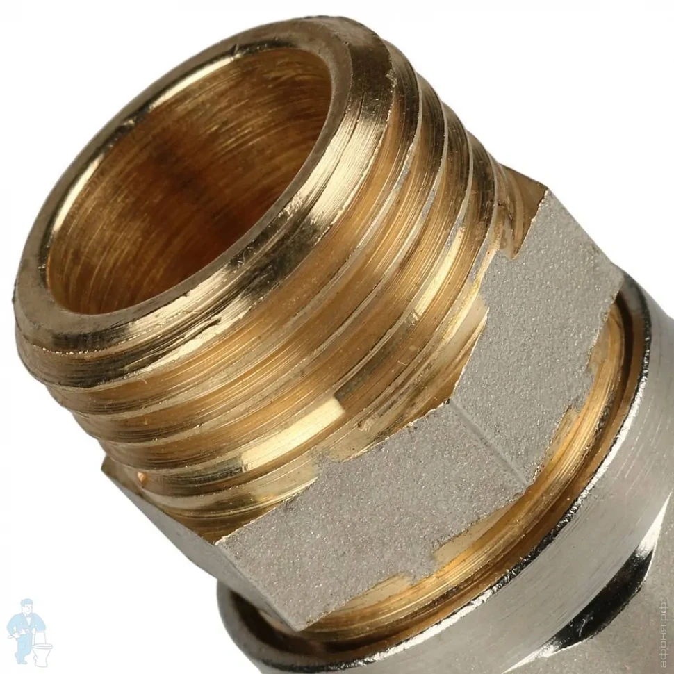 Переходник STOUT с наружной резьбой 1/2х16 винтовой SFS-0001-001216