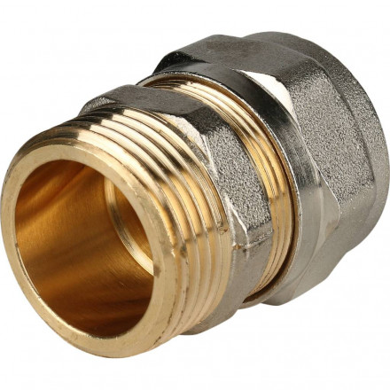 Переходник STOUT с наружной резьбой 1/2х16 винтовой SFS-0001-001216