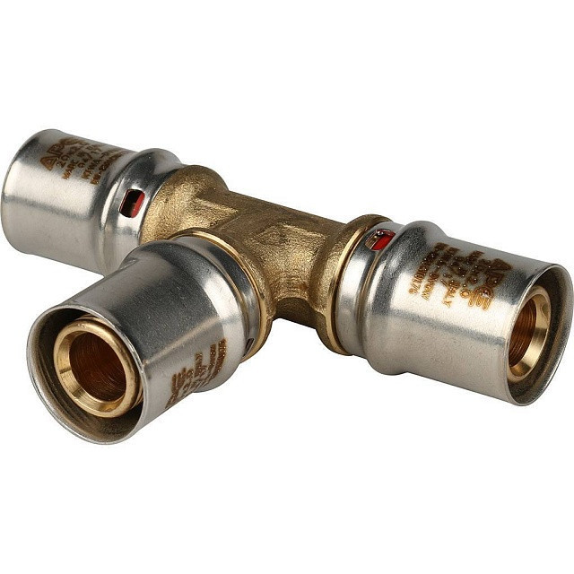 Тройник STOUT равнопроходный прессовой 20x20x20 SFP-0006-202020