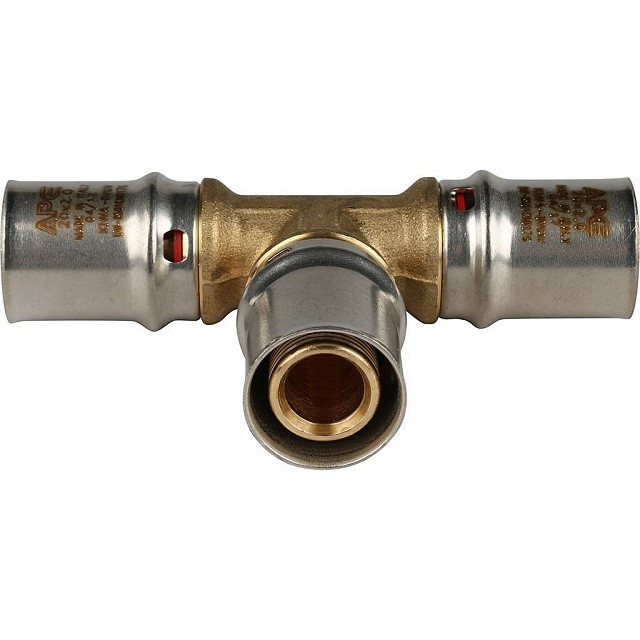 Тройник STOUT равнопроходный прессовой 20x20x20 SFP-0006-202020