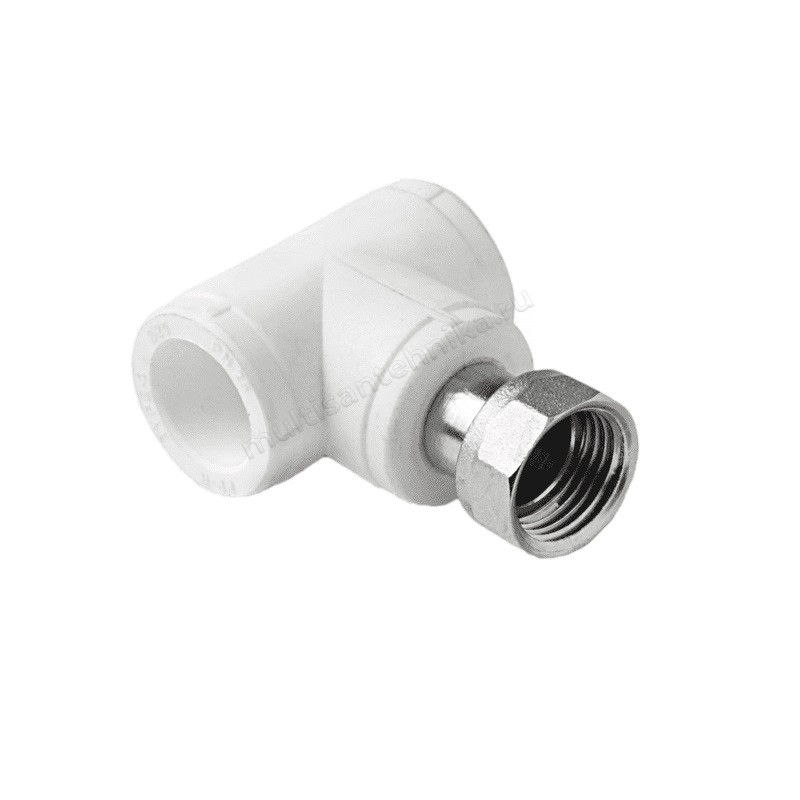 Тройник Pro Aqua комбинированная с накидной гайкой 20x1/2" PA29108