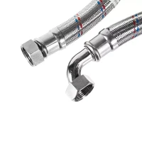 Угловая гибкая подводка ГИГАНТ 1" 50 см гайка/гайка