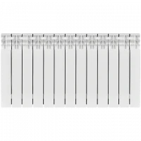 Биметаллический радиатор STOUT Titan 500 13 секции боковое подключение SRB-3310-050013