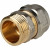 Переходник STOUT с наружной резьбой 3/4х16 винтовой SFS-0001-003416
