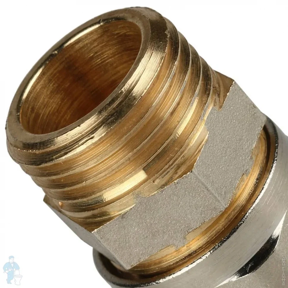 Переходник STOUT с наружной резьбой 3/4х16 винтовой SFS-0001-003416