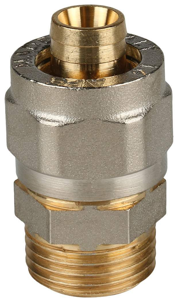 Переходник STOUT с наружной резьбой 3/4х16 винтовой SFS-0001-003416