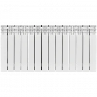 Биметаллический радиатор STOUT Titan 500 14 секции боковое подключение SRB-3310-050014