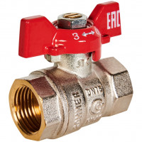 Кран Rommer шаровой 1/2" бабочка ВР/ВР RBV-0003-2110215