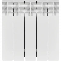 Биметаллический радиатор STOUT Titan 350 5 секции боковое подключение SRB-3310-035005