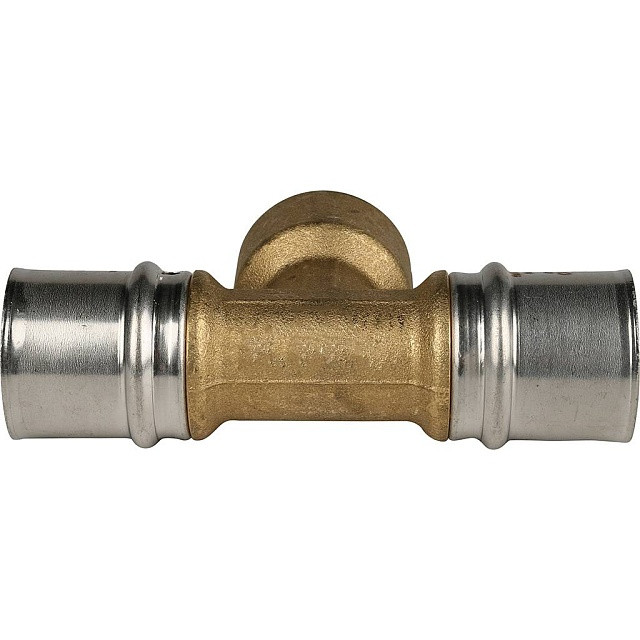 Тройник переходник STOUT с внутренней резьбой прессовой 26x3/4"x26 SFP-0007-003426