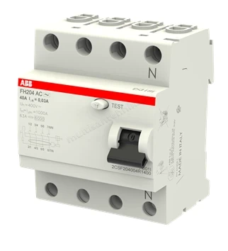 УЗО ABB 4 модуля FH204  АС-40/0,03 2CSF204004R1400