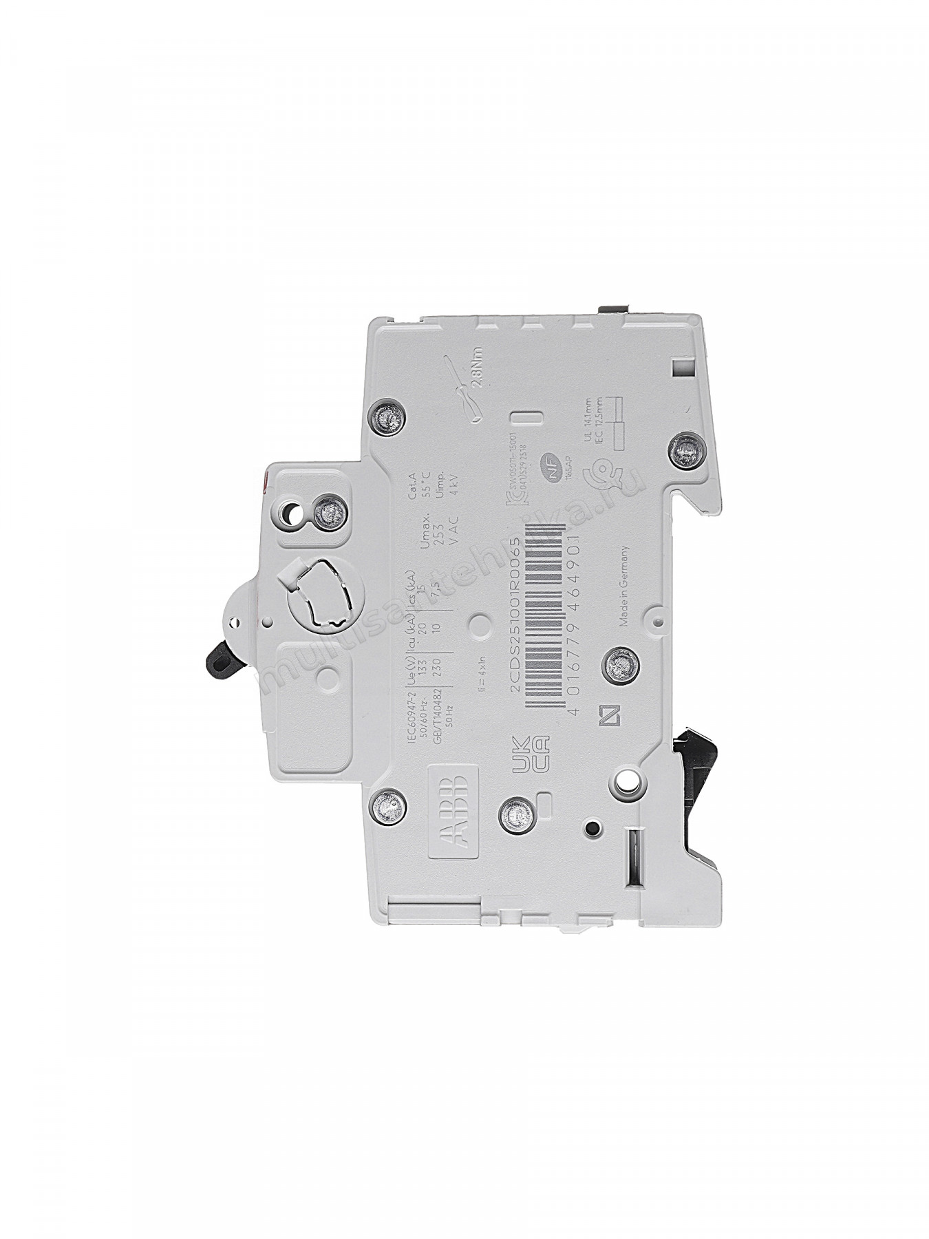  Автоматический выключатель ABB 1-полюсный S201 B6 2CDS251001R0065