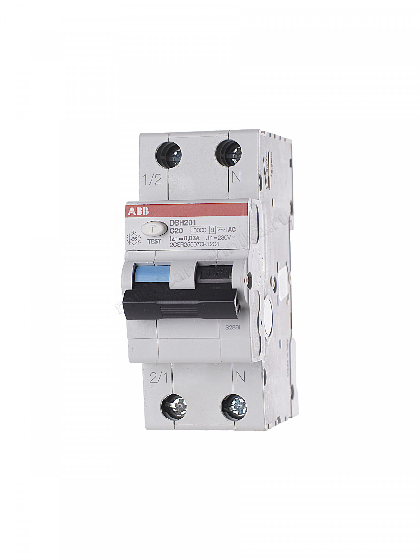 Автоматический выключатель дифференциального тока ABB DSH201 С20 AC30 2CSR255070R1204