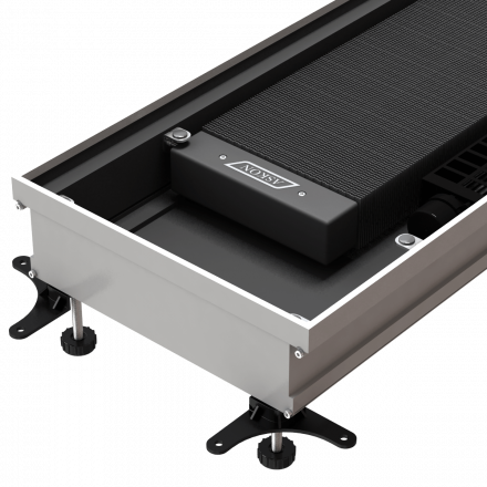 Конвектор ASKON внутрипольный водяной КВП 65/220/2100 АСКОН без вентилятора (с решеткой)