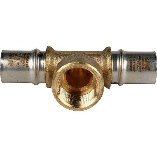 Тройник переходник STOUT с внутренней резьбой прессовой 20x3/4"x20 SFP-0007-003420
