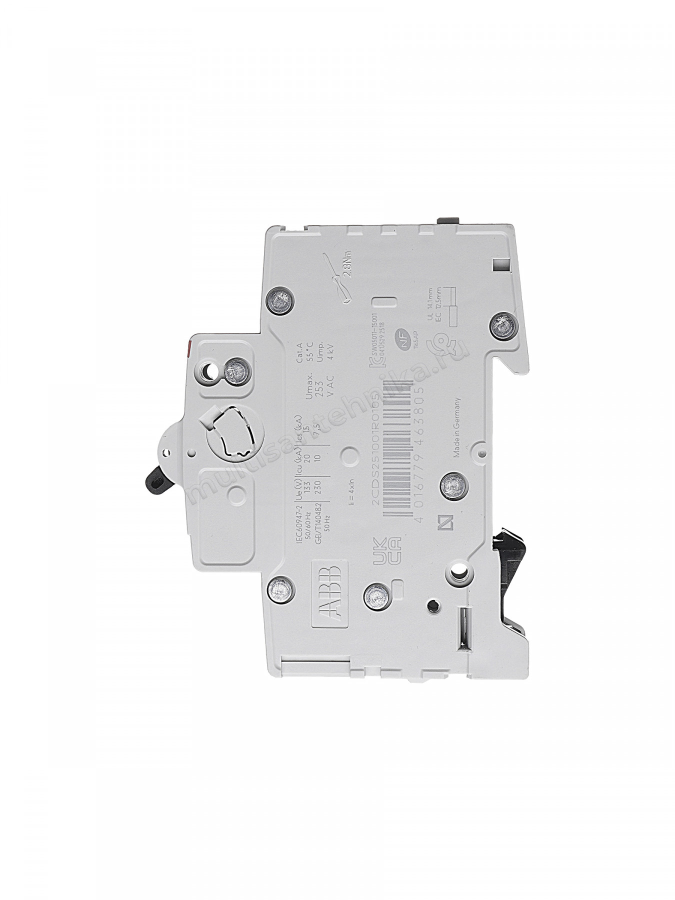 Автоматический выключатель ABB 1-полюсный S201 B10 2CDS251001R0105