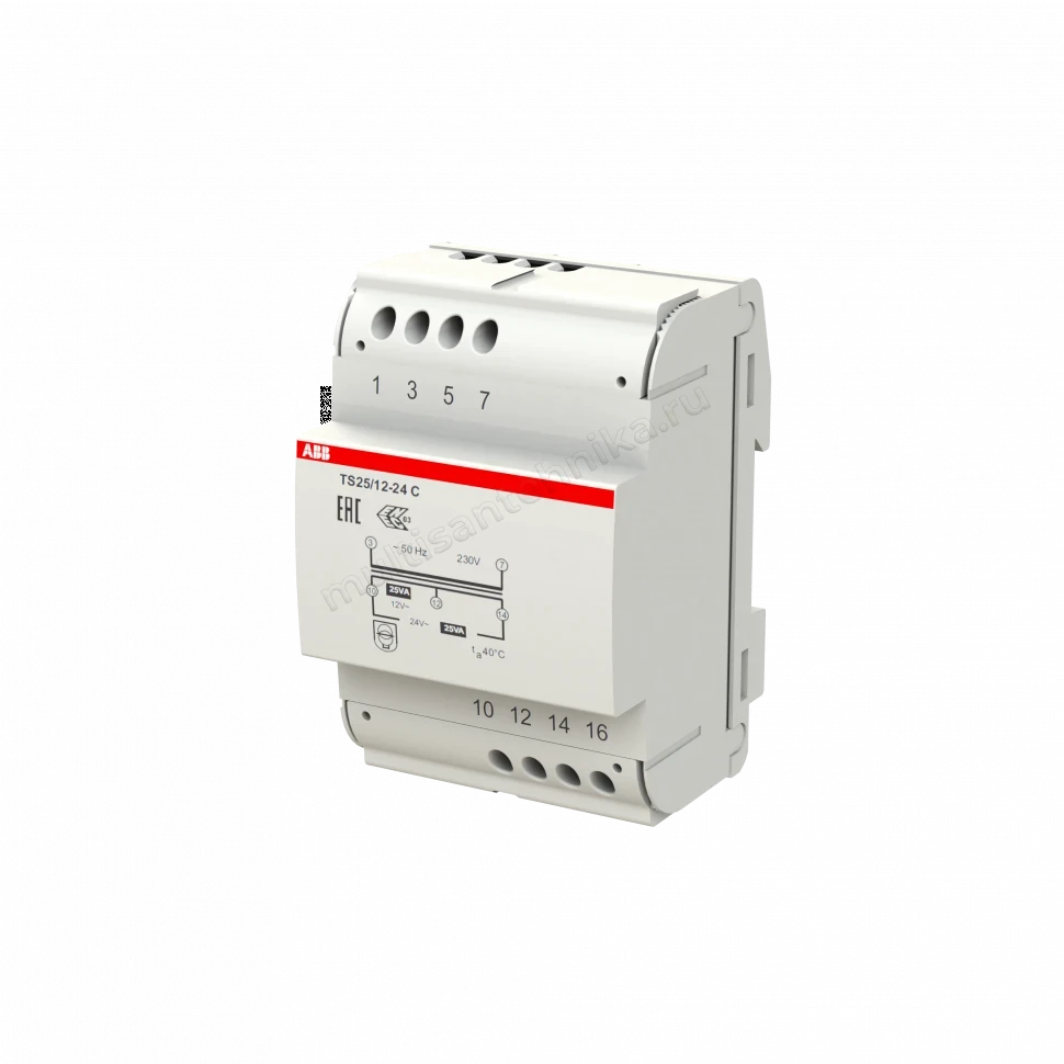Трансформатор безопасности ABB разделительный TS25/12-24C 2CSM251043R0811