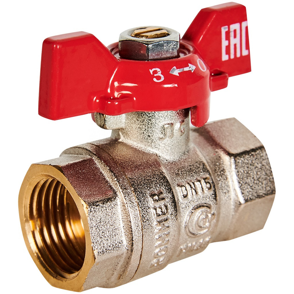 Кран Rommer шаровой 1 1/4" бабочка ВР/ВР RBV-0003-2110232