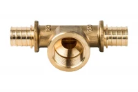 Тройник-переходник STOUT с внутренней резьбой для труб из сшитого полиэтилена 20Rp 3/4" SFA-0028-002034