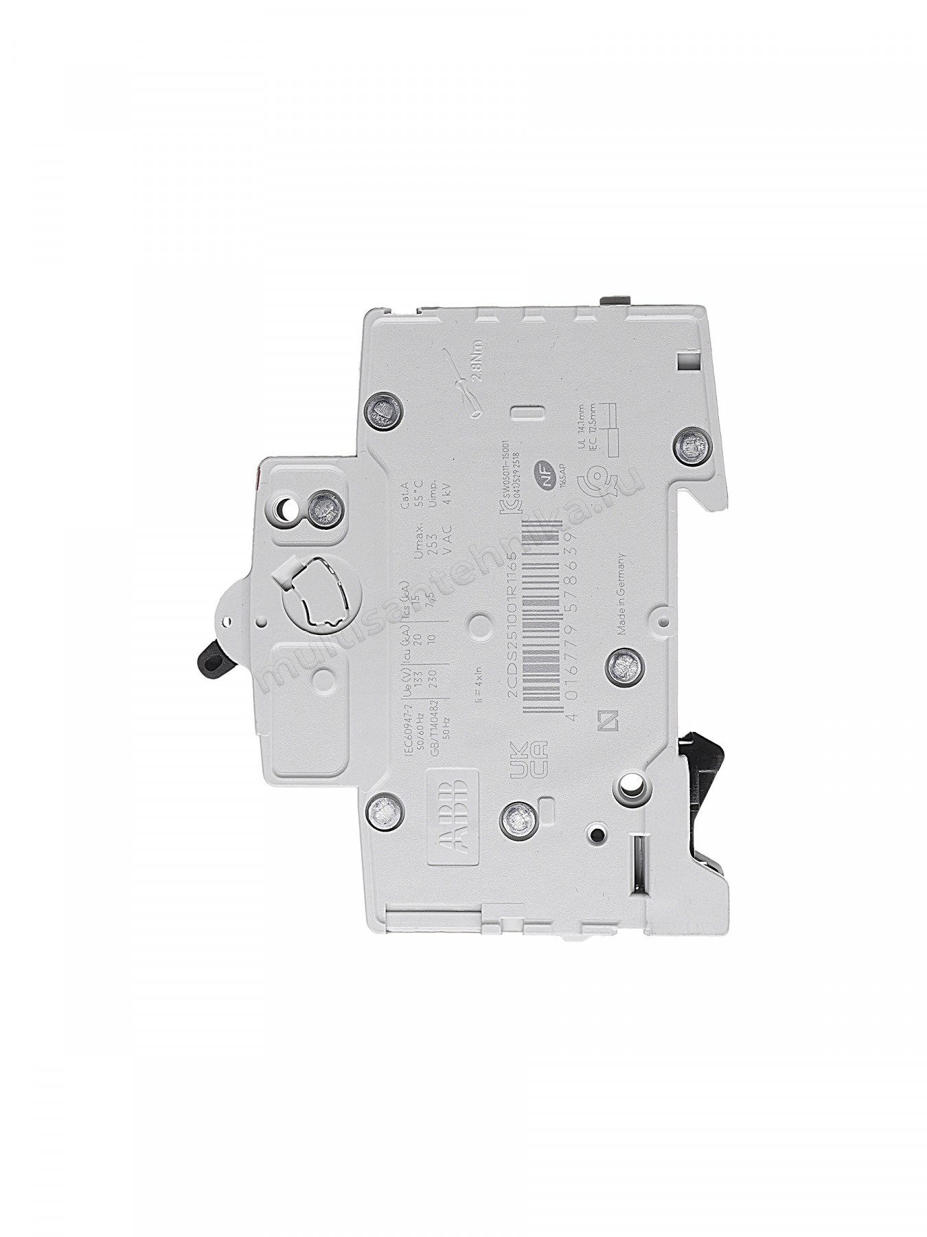 Автоматический выключатель ABB 1-полюсный S201 B16 2CDS251001R1165