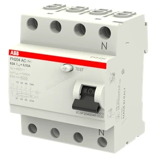 УЗО ABB 4 модуля FH204  АС-63/0,03 2CSF204004R1630