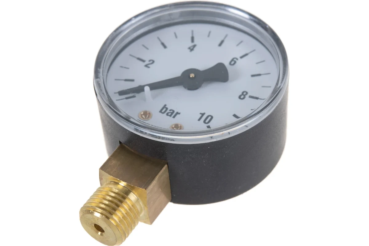 Манометр Watts 1/4" радиальный 50мм (0-10 бар) F+R200 (MDR) 50 10007380