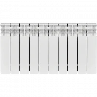 Биметаллический радиатор STOUT Titan 350 10 секции боковое подключение SRB-3310-035010