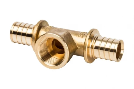 Тройник-переходник STOUT с внутренней резьбой для труб из сшитого полиэтилена 32Rp 1" SFA-0028-003210