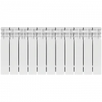 Биметаллический радиатор STOUT Titan 350 11 секции боковое подключение SRB-3310-035011