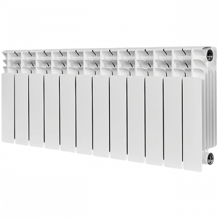 Биметаллический радиатор STOUT Titan 350 12 секции боковое подключение SRB-3310-035012