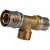 Тройник переходник STOUT с наружной резьбой прессовой 26x3/4"x26 SFP-0008-263426