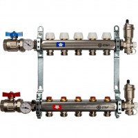 Коллектор STOUT из нержавеющей стали в сборе без расходомеров 5 вых. SMS 0912 000005