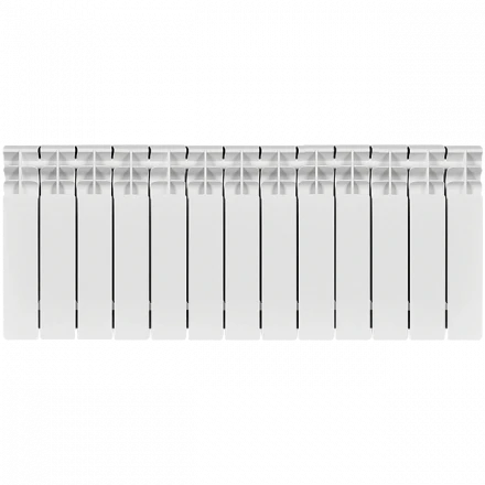 Биметаллический радиатор STOUT Titan 350 13 секции боковое подключение SRB-3310-035013