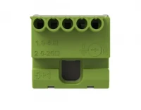 Клеммник ABB самозажимной PE 5x4 + 1x25 мм ZK51G 1SPE007715F9712