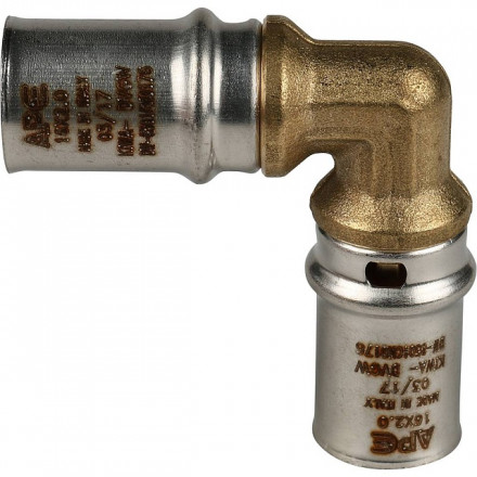 Угольник STOUT 90° прессовой 16x16 SFP-0009-001616