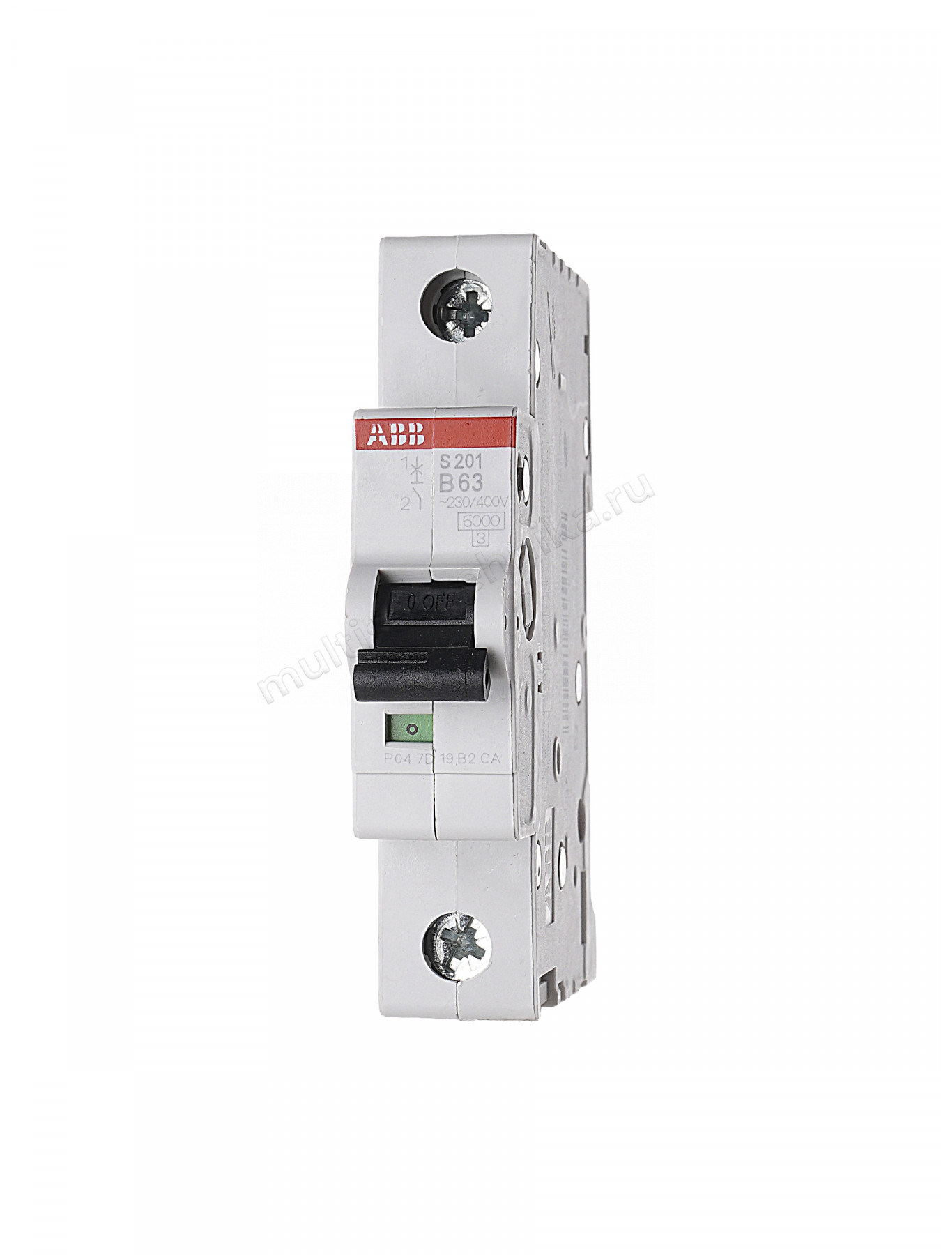 Автоматический выключатель ABB 1-полюсный S201 B63 2CDS251001R0635