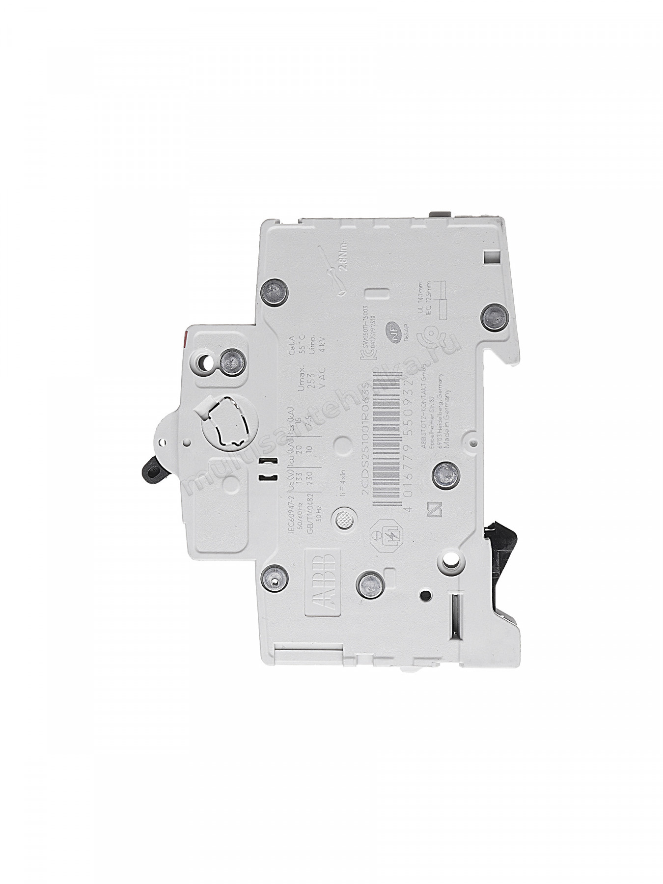 Автоматический выключатель ABB 1-полюсный S201 B63 2CDS251001R0635