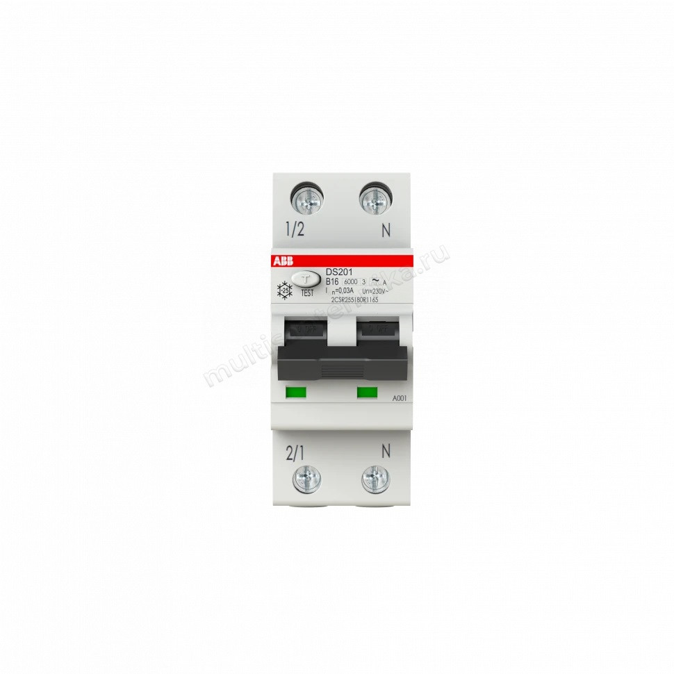 Автоматический выключатель дифференциального тока ABB DSH201 B25 A30 2CSR255170R1255