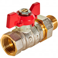 Кран Rommer шаровой 1" с американкой ВР/НР RBV-0005-2510225