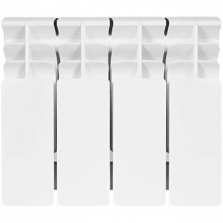 Биметаллический радиатор STOUT Titan 200 4 секции боковое подключение SRB-3310-020004