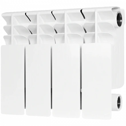 Биметаллический радиатор STOUT Titan 200 4 секции боковое подключение SRB-3310-020004