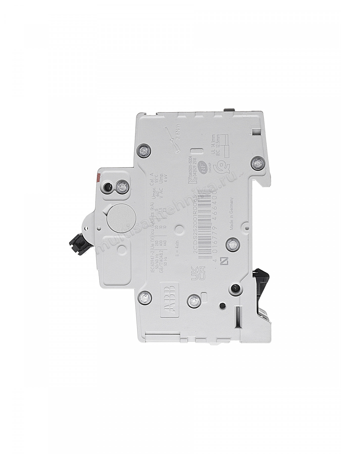 Автоматический выключатель ABB 2-полюсный S202 B6 2CDS252001R0065
