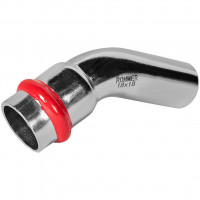Угольник Rommer однораструбный 45 ° ВПр-НПр 18 RSS-1004-000018