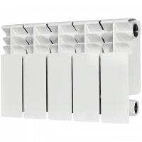 Биметаллический радиатор STOUT Titan 200 5 секции боковое подключение SRB-3310-020005