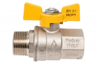 Кран шаровой для газа Bugatti EN331 Rp1"x R1" DN25 MOP5 457 04570041